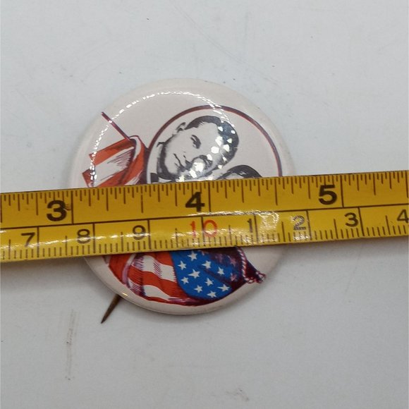 George Wallace Pin Pinback Button Brooch 1970s Presidential Political Democratic - Picture 6 of 9